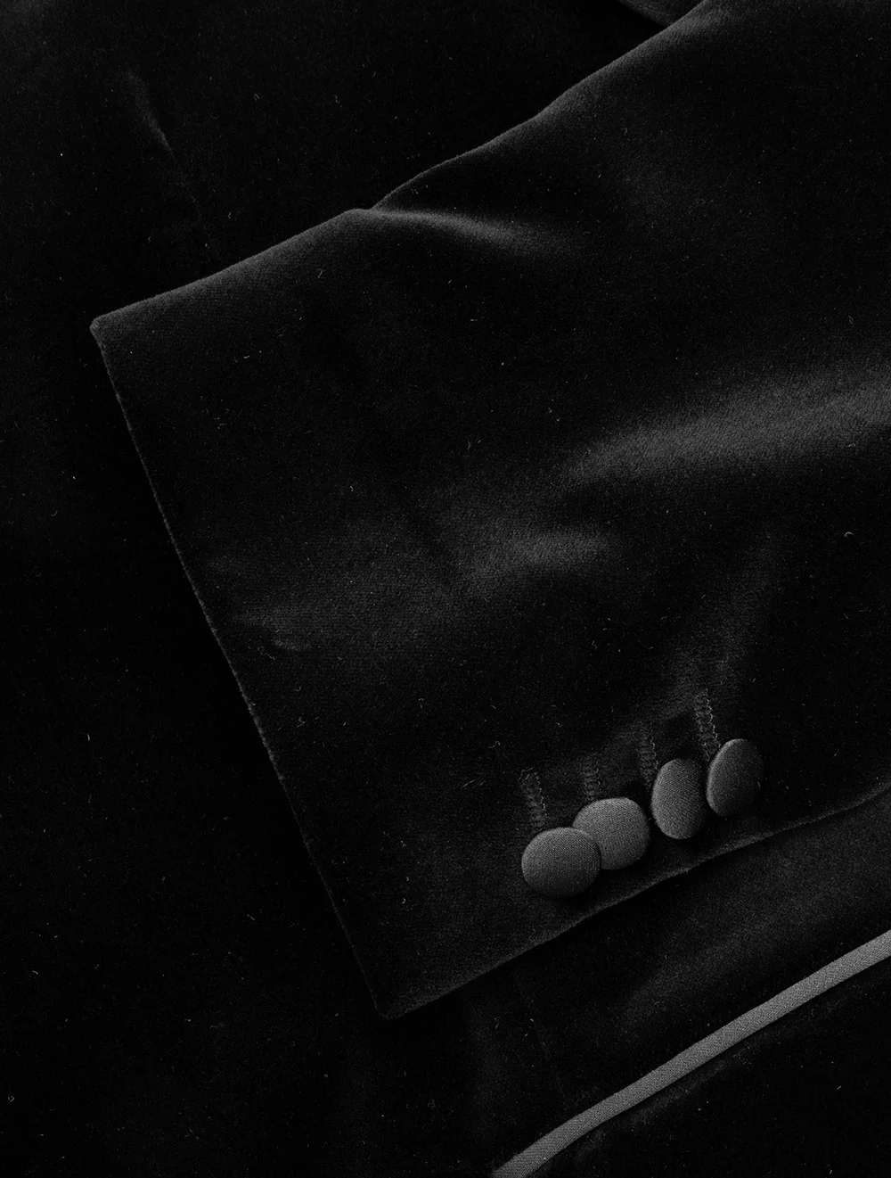 Velvet Dinner Jacket Black - Image 4