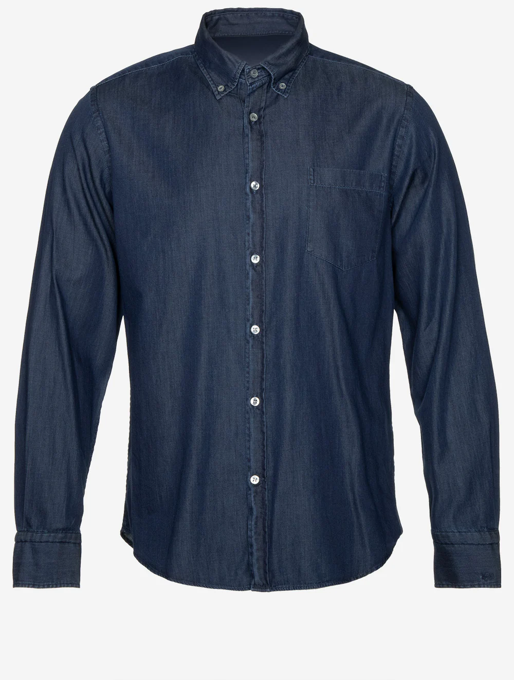 Giza Cotton Shirt Navy