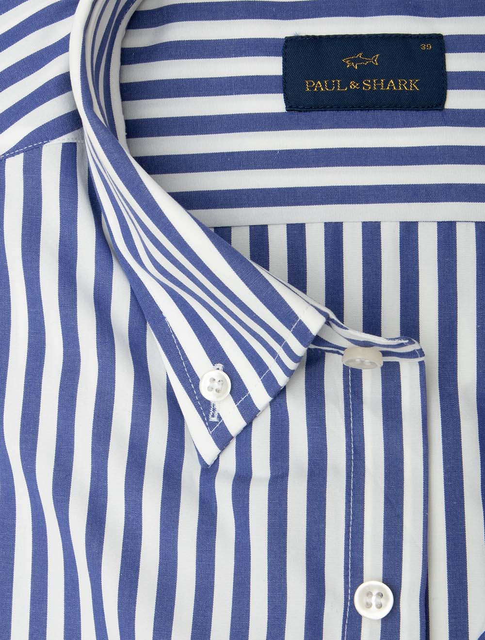 Stripe Button-Down Shirt Blue - Image 2