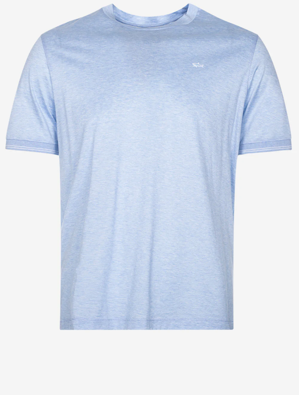T-Shirt With Shark Badge Blue