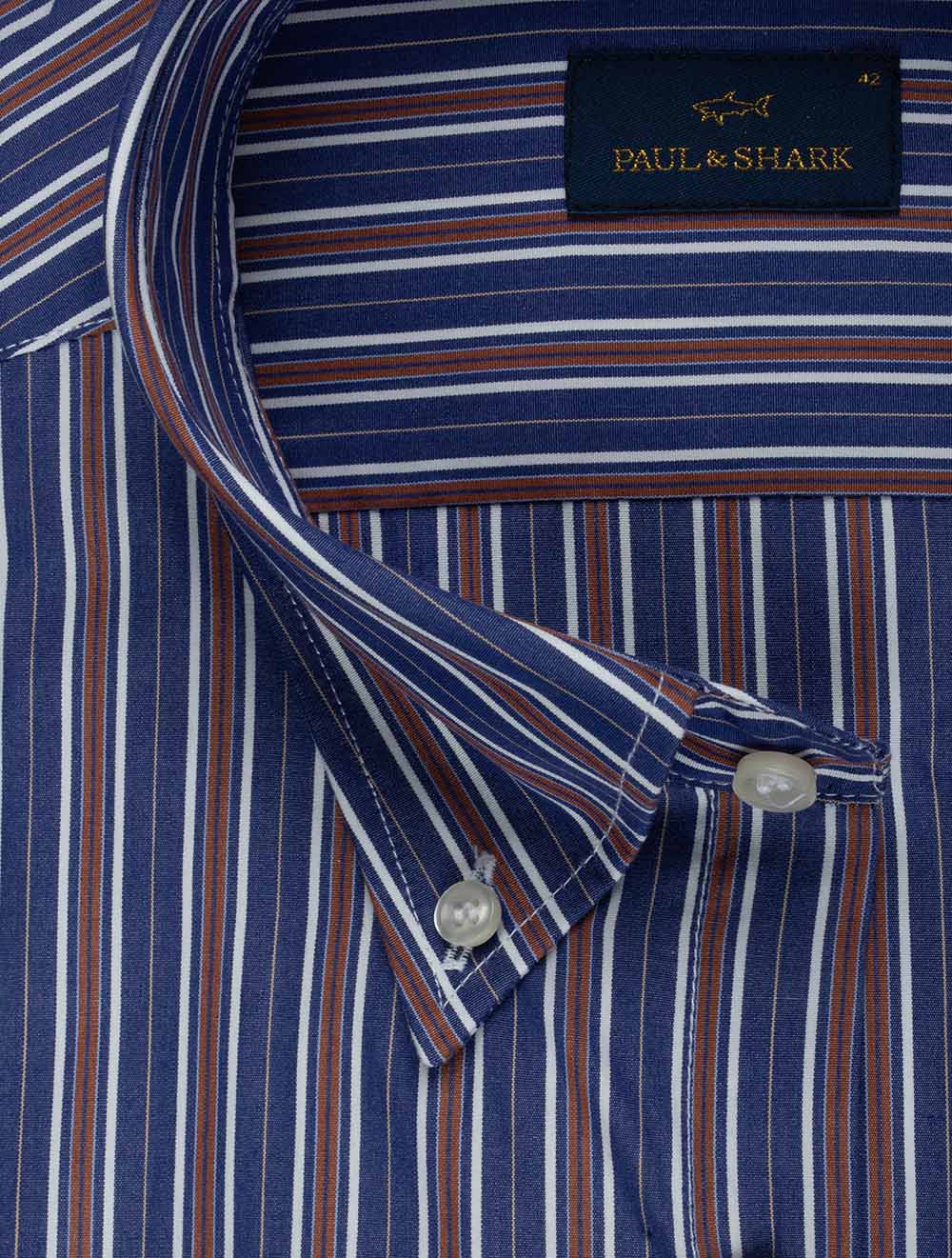 Soft Touch Buttondown Poplin Shirt Blue - Image 2