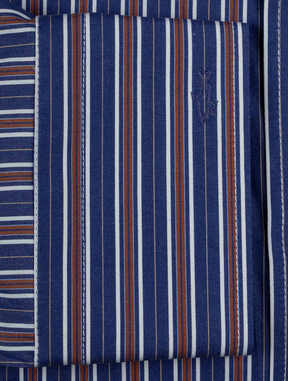 Soft Touch Buttondown Poplin Shirt Blue - Image 4