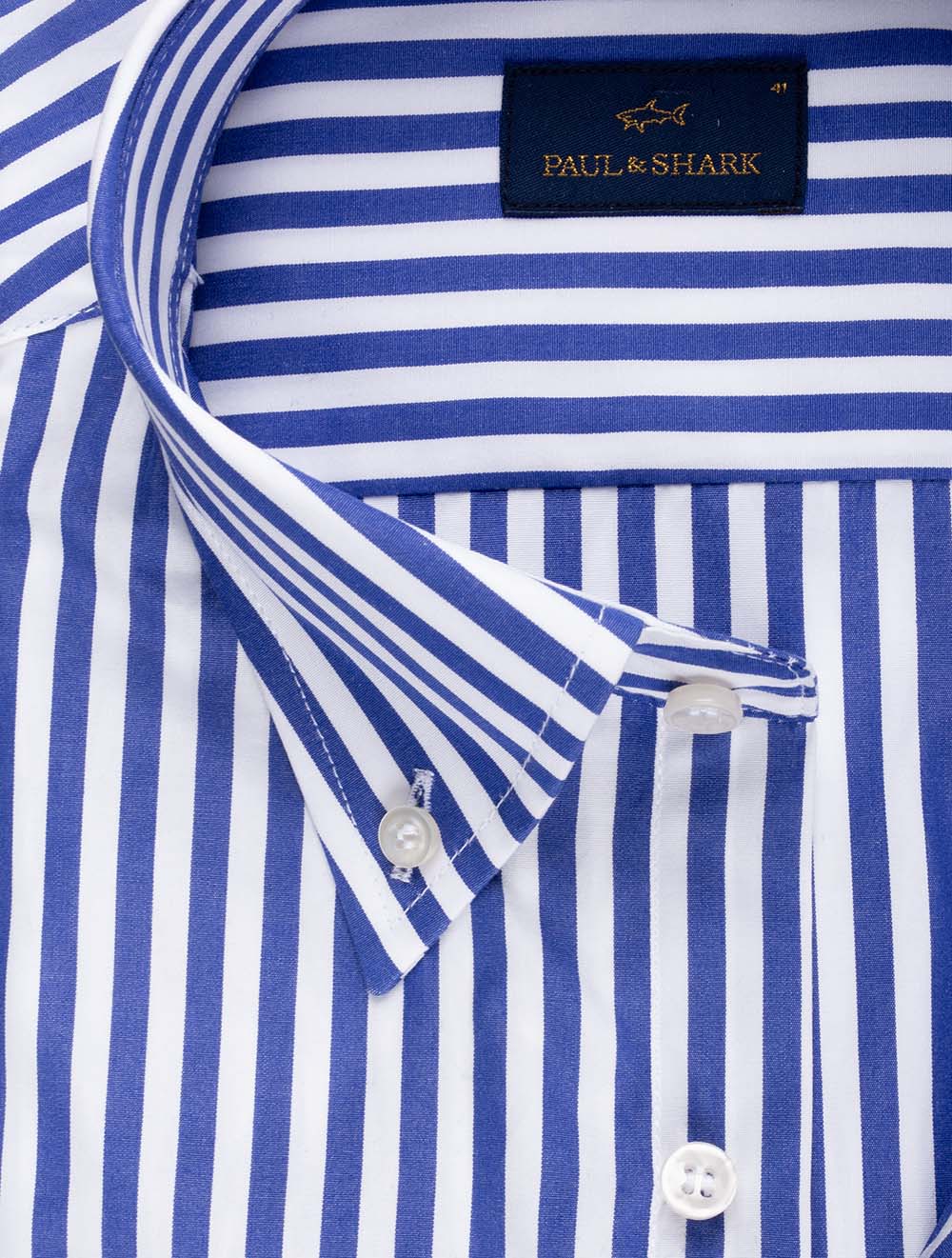 Soft Touch Poplin Buttondown Shirt Navy - Image 2