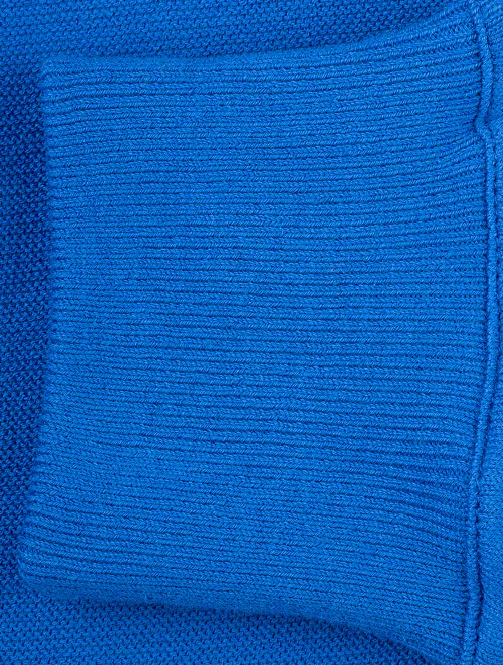 Cotton Half Zip Blue - Image 6