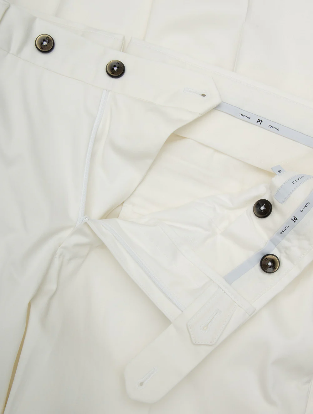 Formal Stretch Cotton Chino White - Image 6