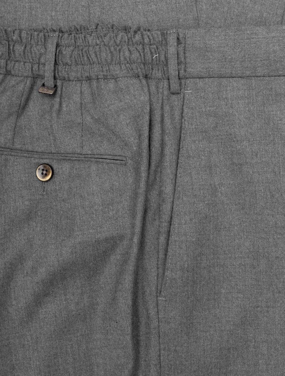 Flannel Drawstring Chino Grey - Image 2