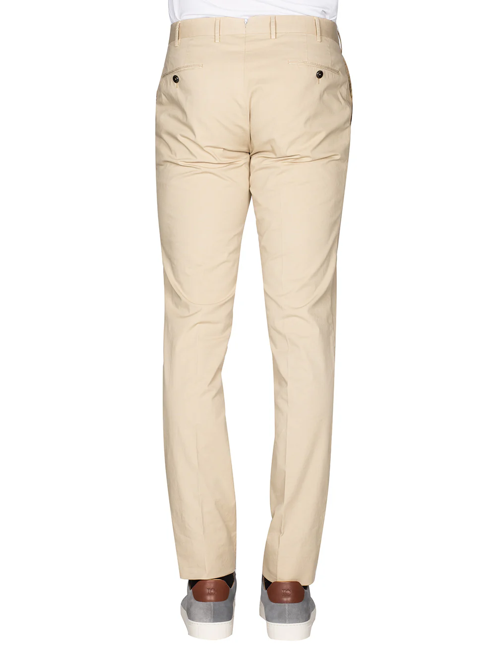 Light Stretch Gabardine Trouser Cream - Image 3