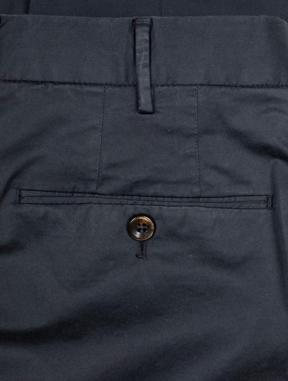 Light Stretch Gabardine Trouser Navy - Image 4