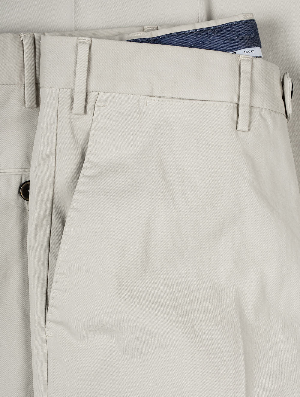Light Stretch Gabardine Trouser Stone - Image 5