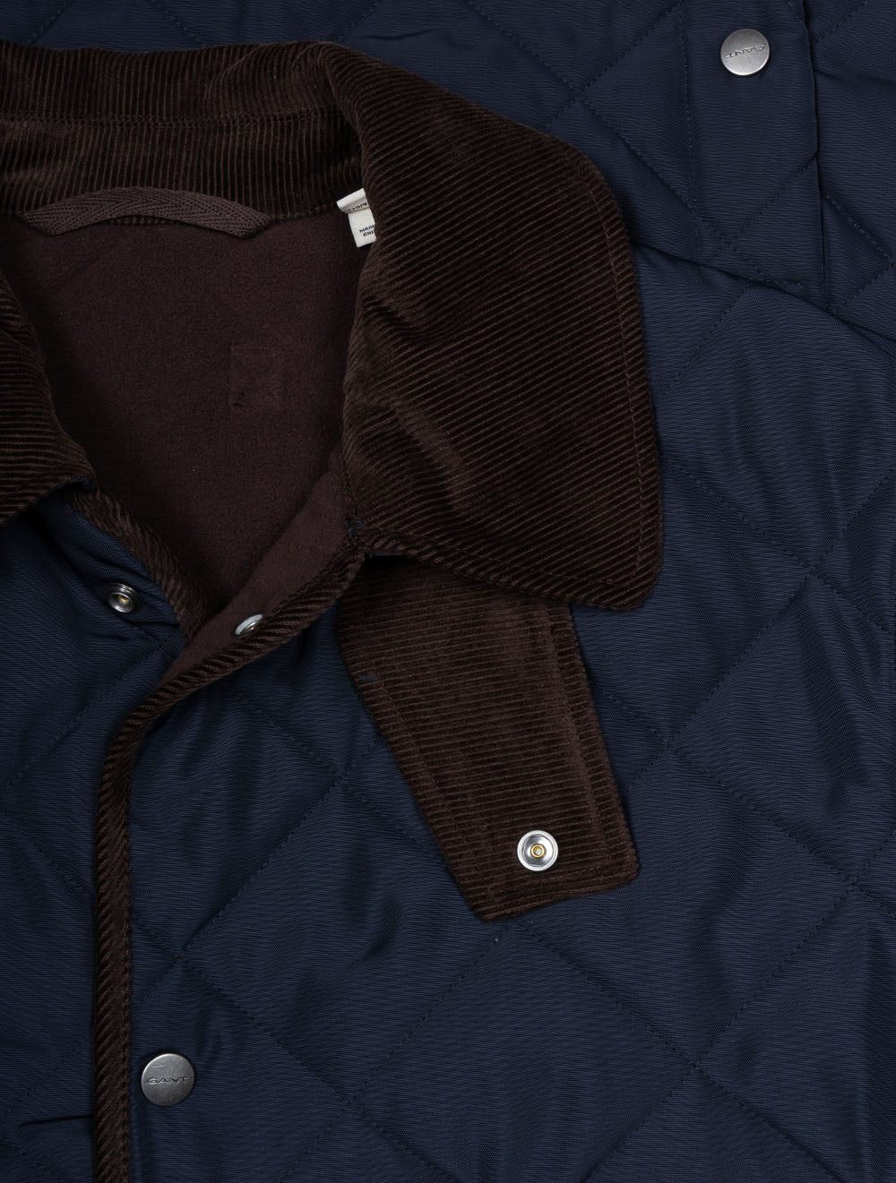 Quilted Fleece Jacket Evening Blue - Image 4