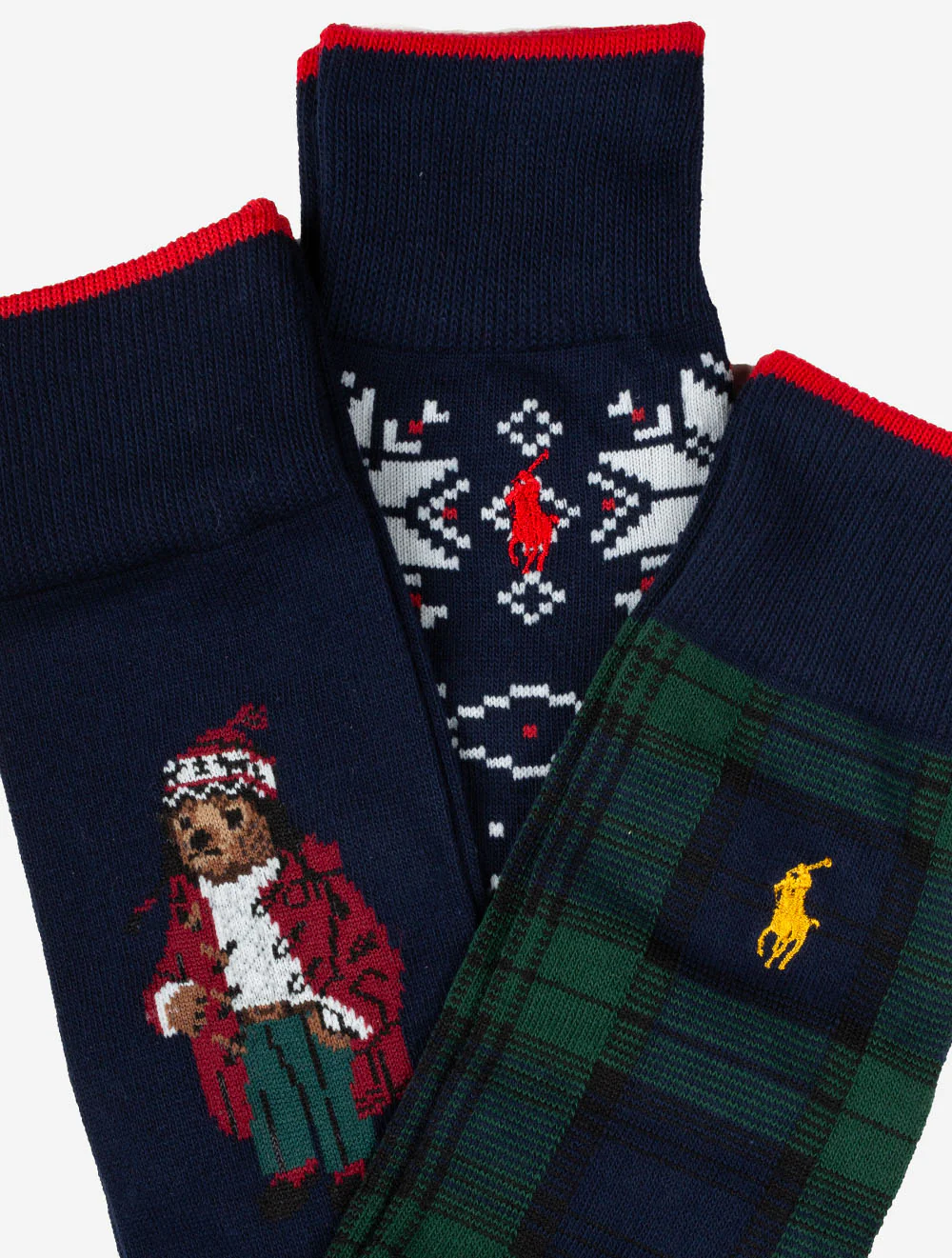 Polo Bear 3 Sock Gift Set Multi - Image 2
