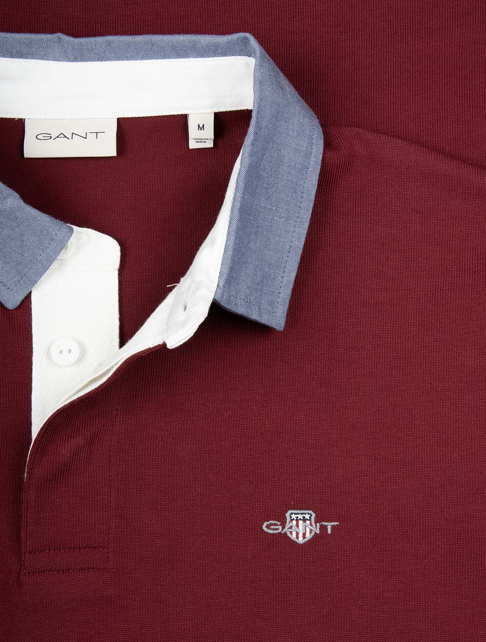 Chambray Collar Heavy Rugger Plumped Red - Image 4