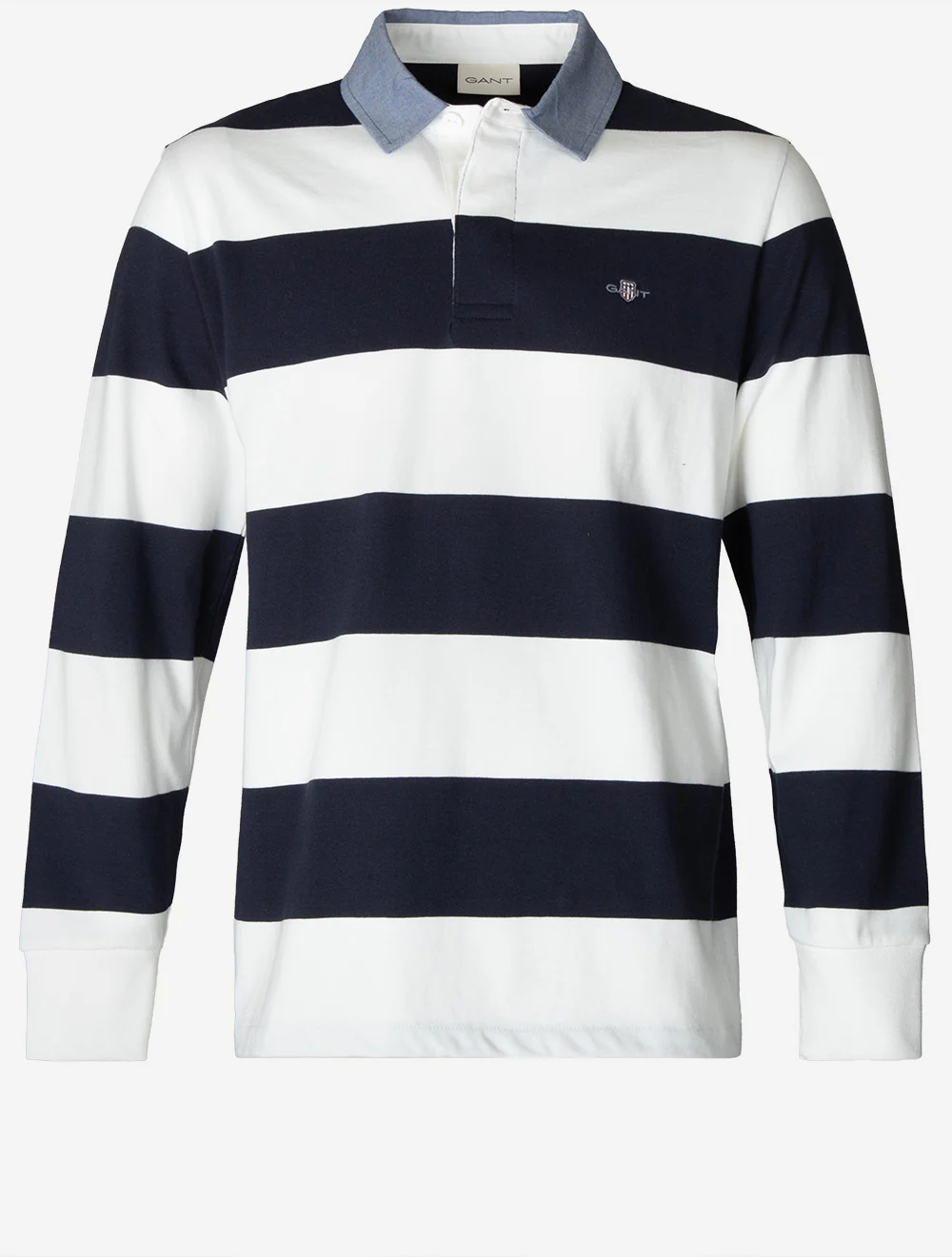 Regular Chambray Stripe Heavy Rugger Eggshell