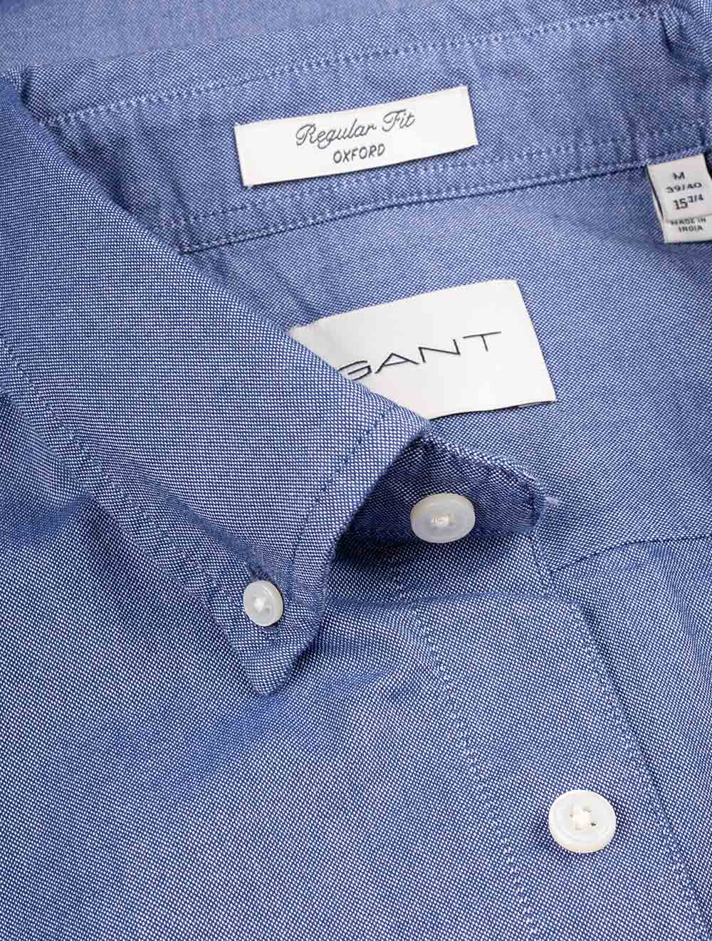 Regular Classic Oxford Shirt Persian Blue - Image 5