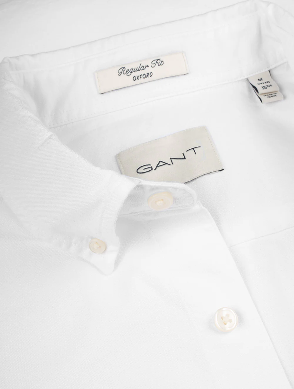 Classic Oxford Regular Fit Shirt White - Image 5