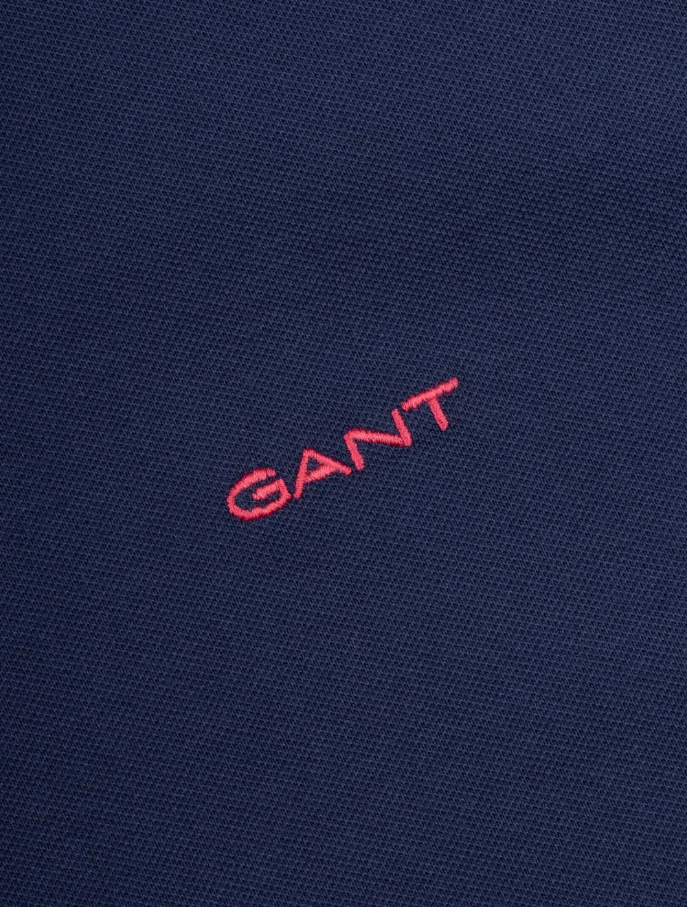 Contrast Piqué Regular Fit Polo Shirt Persian Blue - Image 5