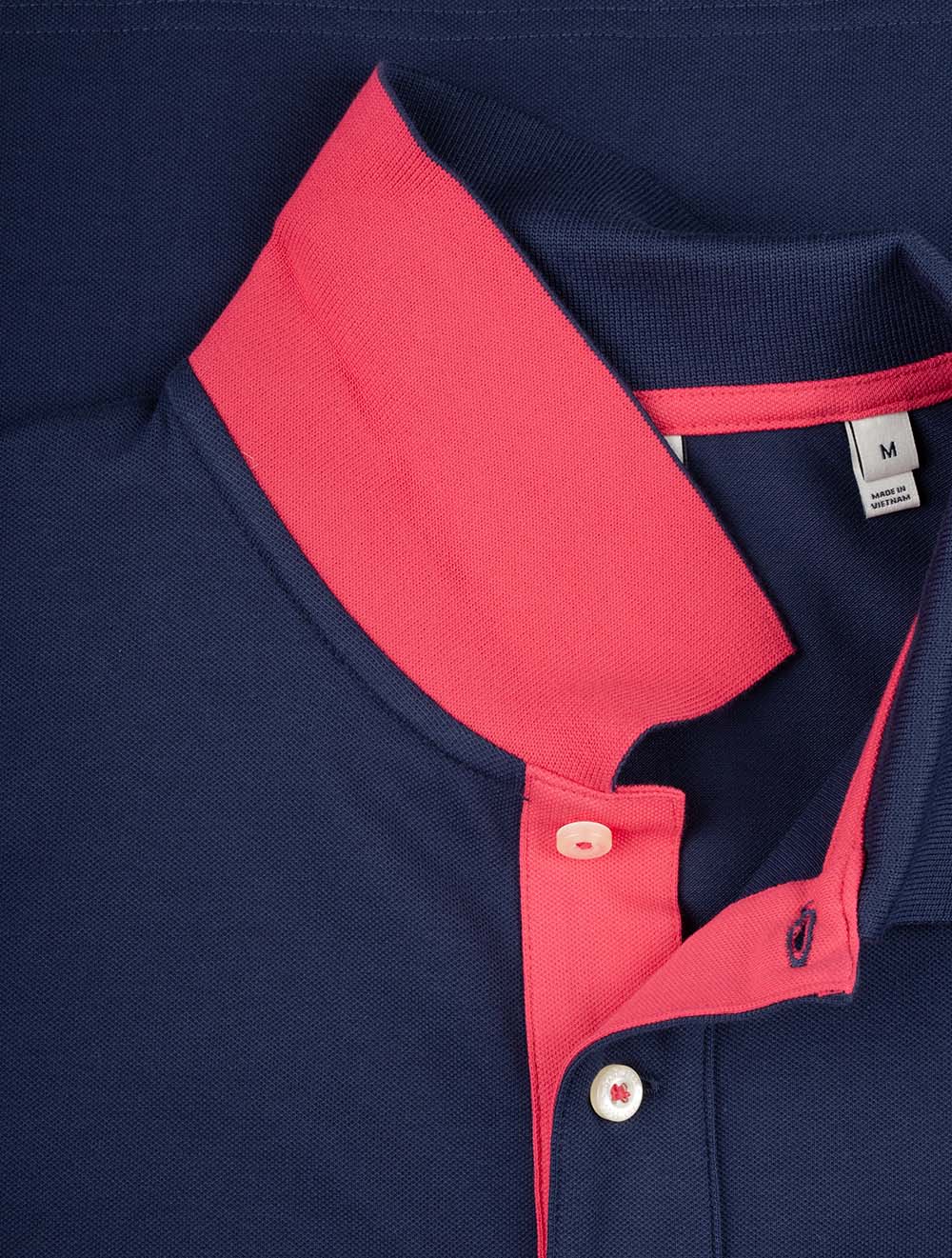 Contrast Piqué Regular Fit Polo Shirt Persian Blue - Image 6