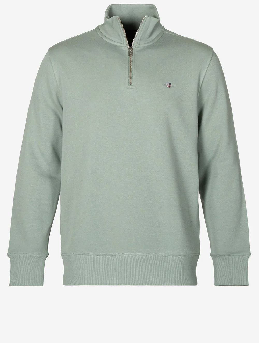 Regular Shield Half Zip Sweat Ceramic Grey