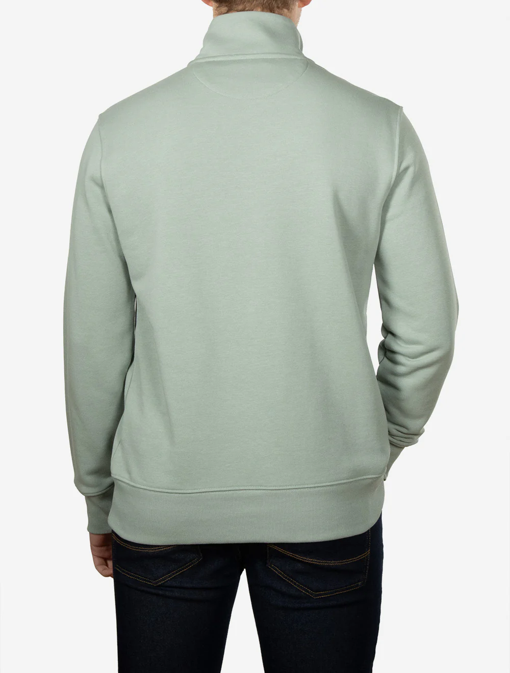 Regular Shield Half Zip Sweat Ceramic Grey - Image 3