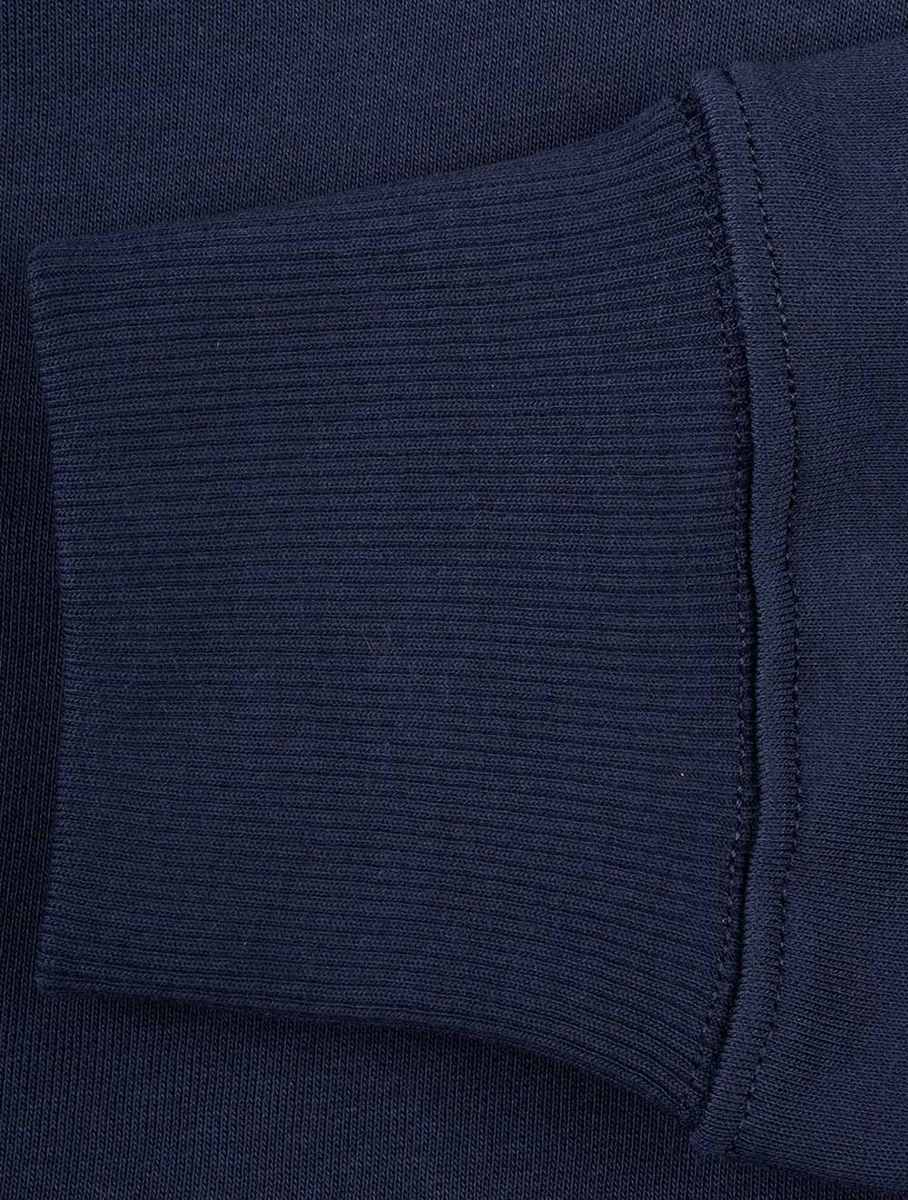 Regular Fit Shield Half-Zip Sweatshirt Evening Blue - Image 6