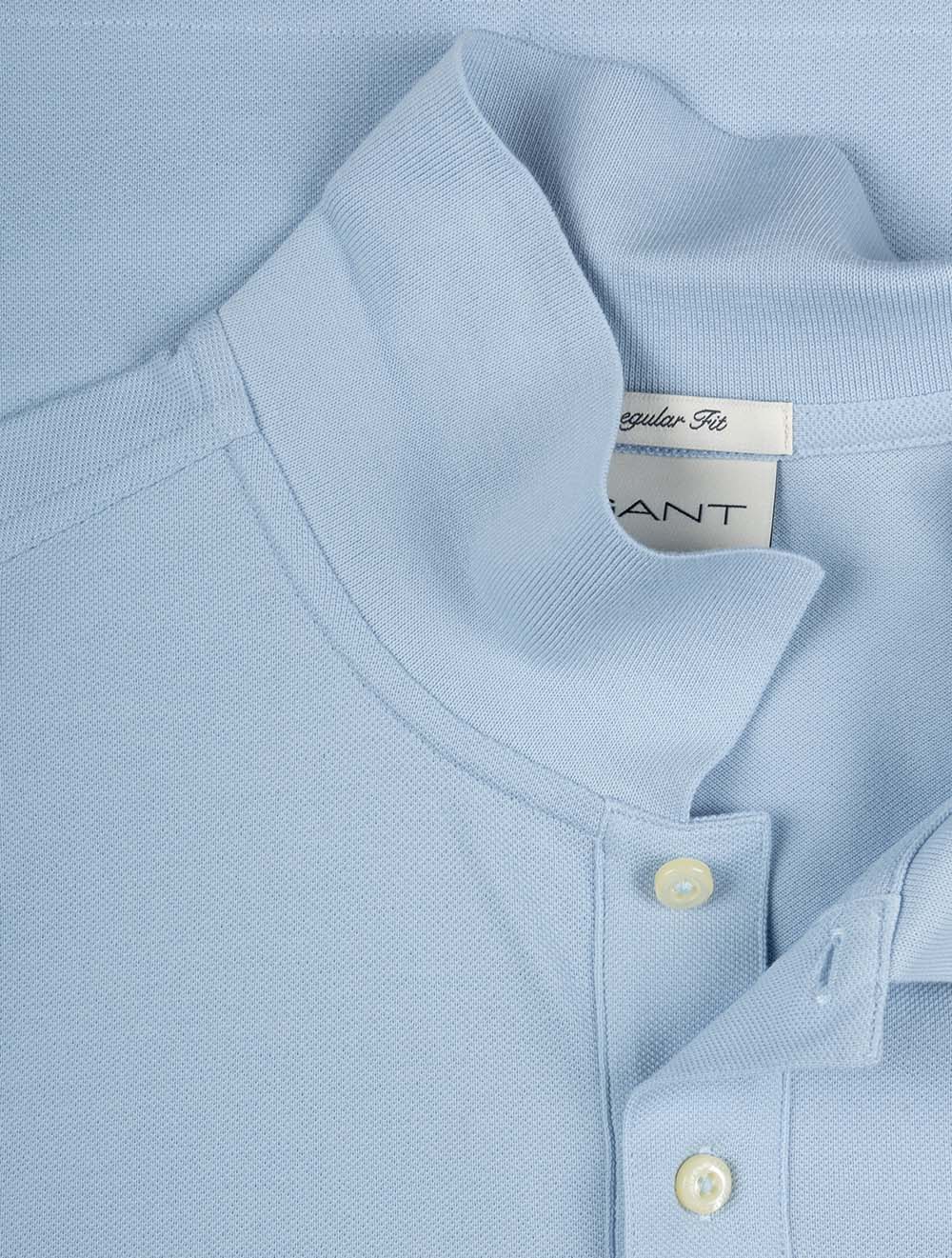 Regular Shield Piqué Polo Fresh Blue - Image 6