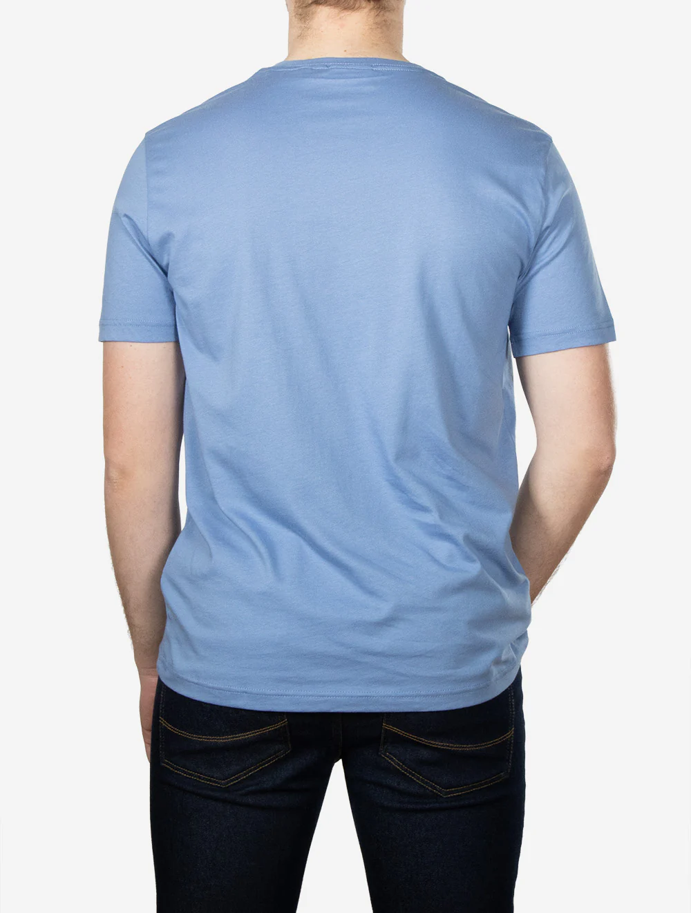 Regular Shield Short Sleeve T-Shirt Faded Denim - Image 3