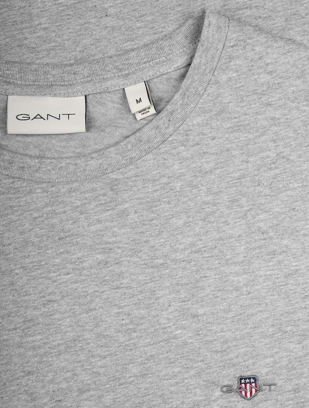 Regular Shield Short Sleeve T-Shirt Grey Melange - Image 4