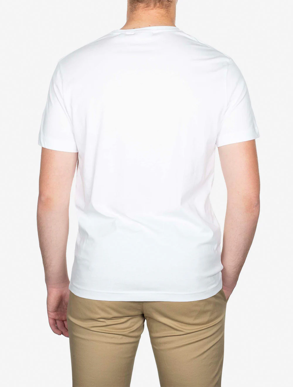 Regular Fit Shield Short Sleeve T-Shirt White - Image 3