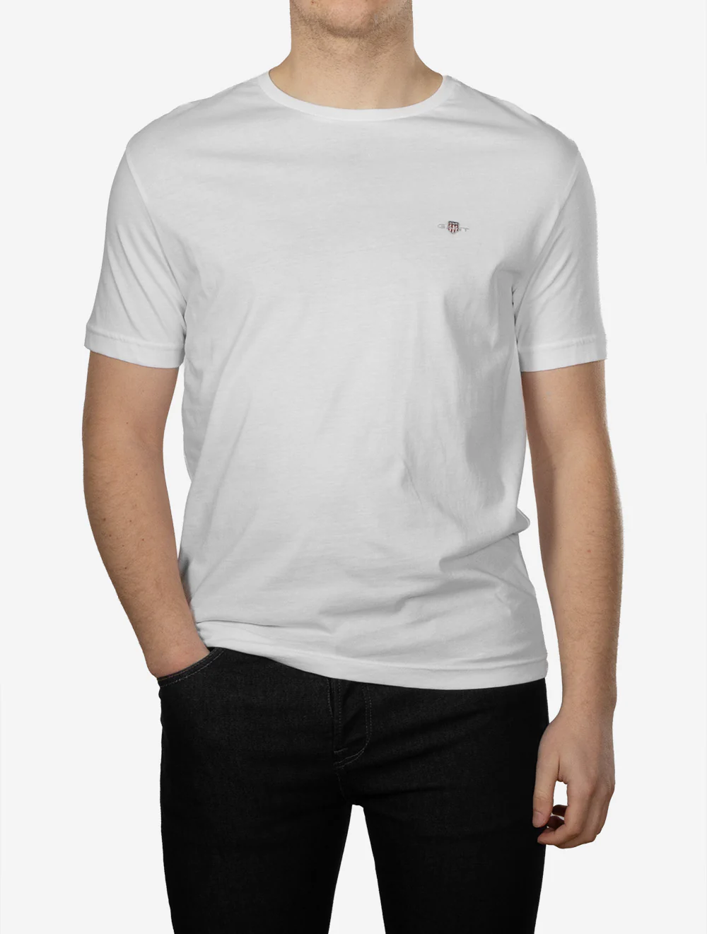 Regular Shield Short Sleeve T-Shirt White - Image 2
