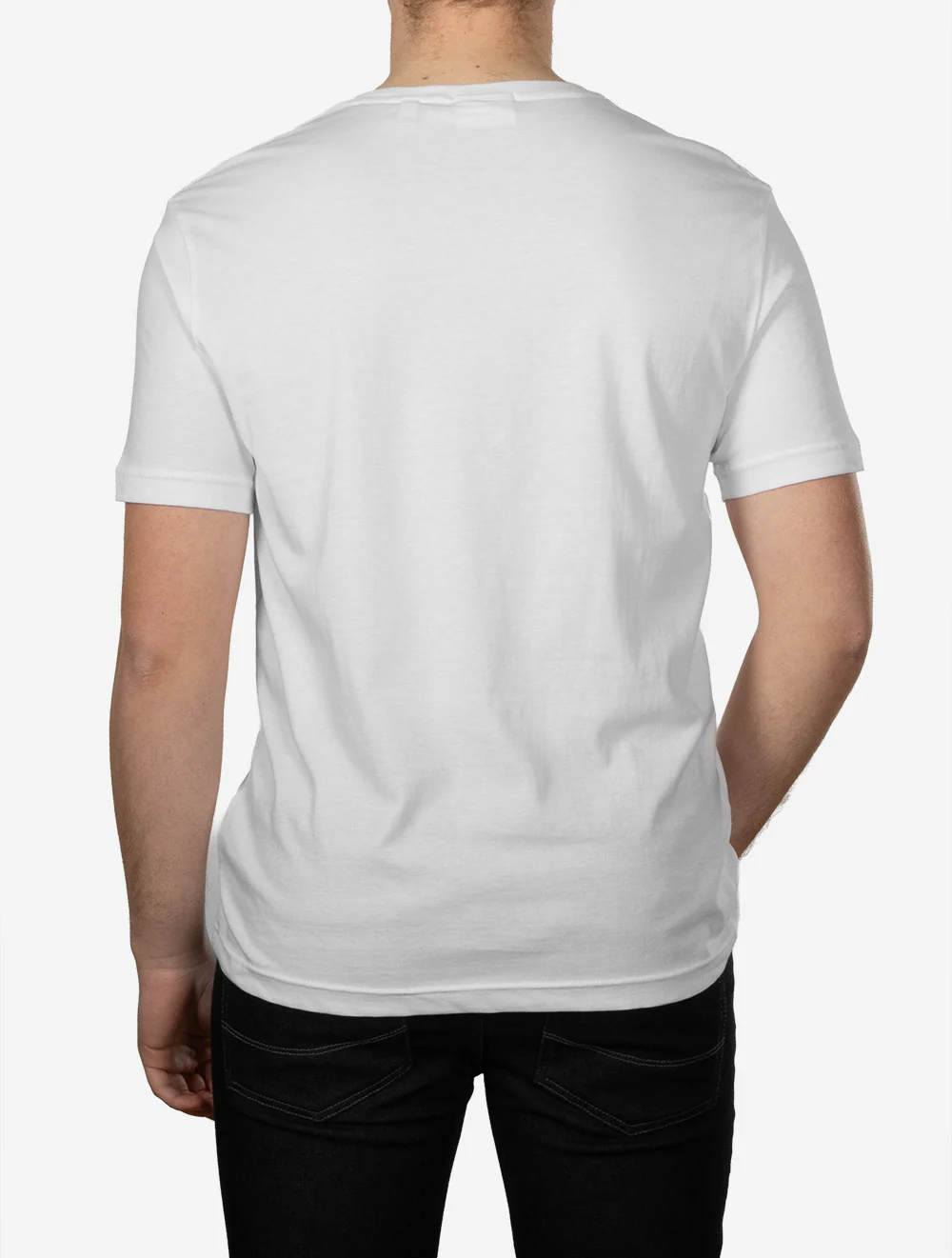 Regular Shield Short Sleeve T-Shirt White - Image 3