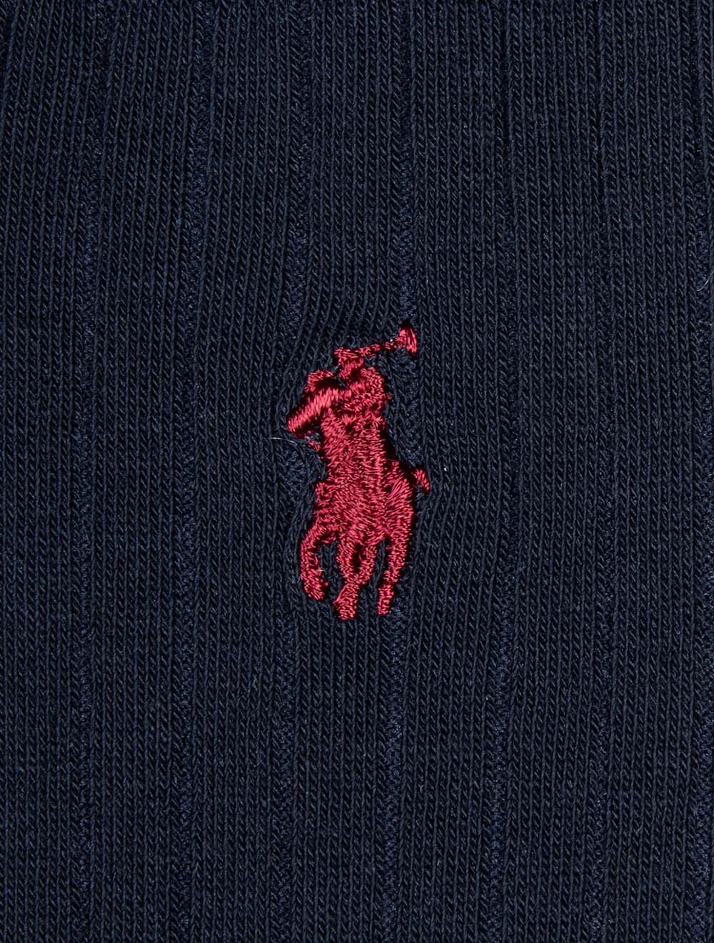 2-Pack Rib-Knit Trouser Socks Navy - Image 2