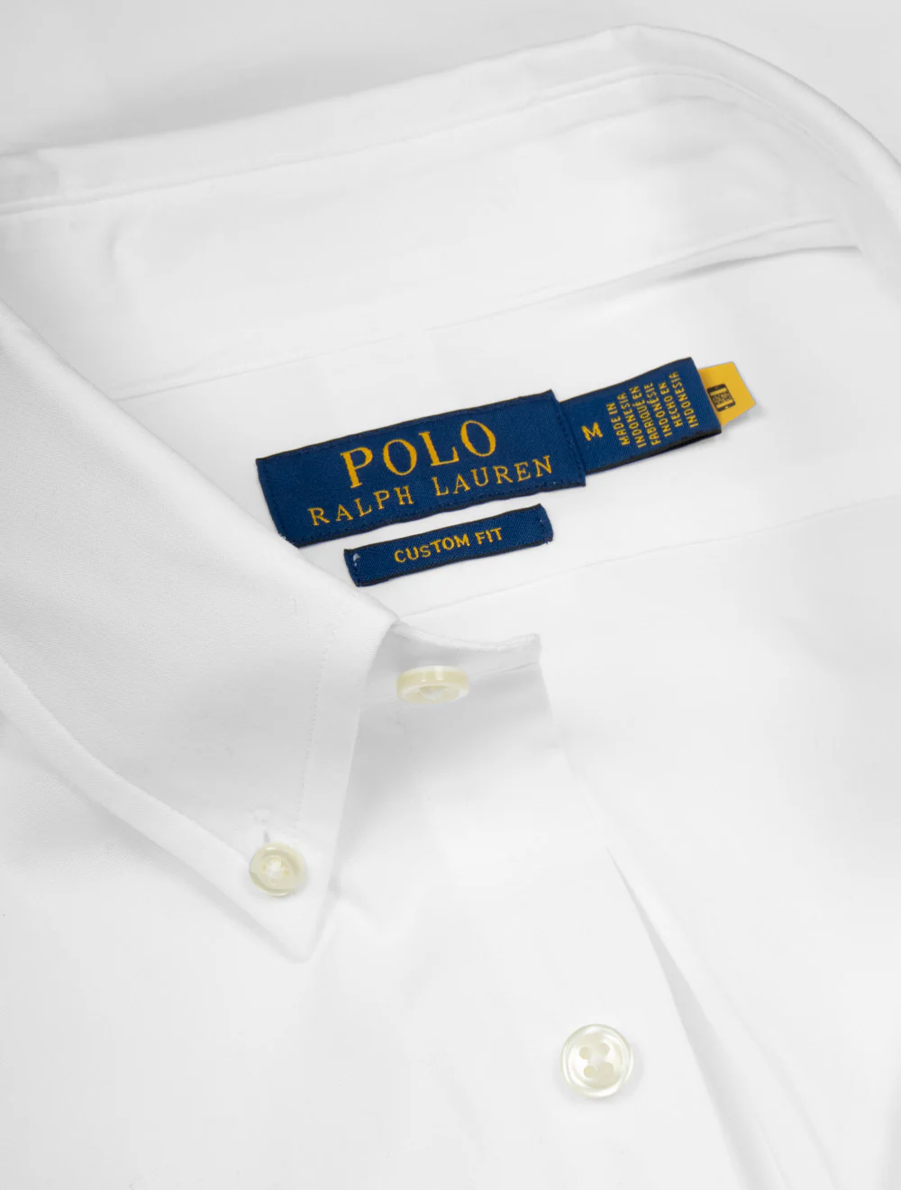 Poplin Button-down Plain Shirt White - Image 6