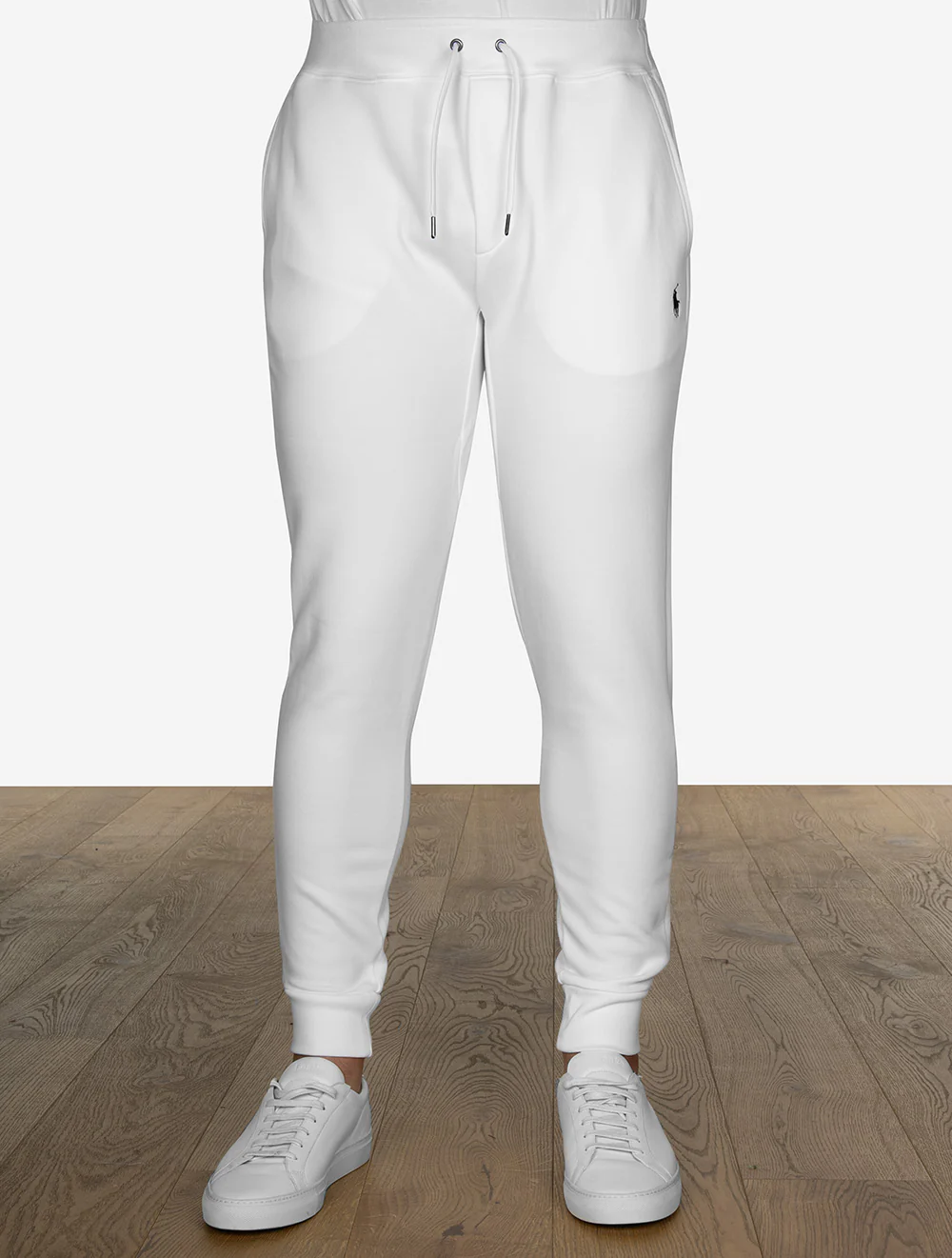 Double-Knit Jogging Bottom White - Image 3