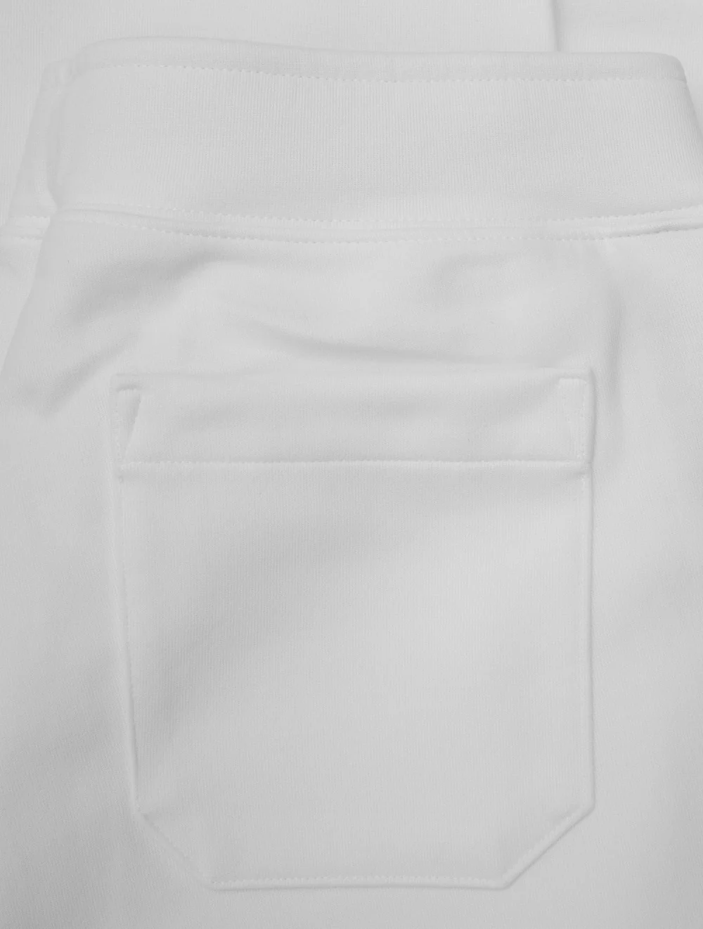 Double-Knit Jogging Bottom White - Image 5