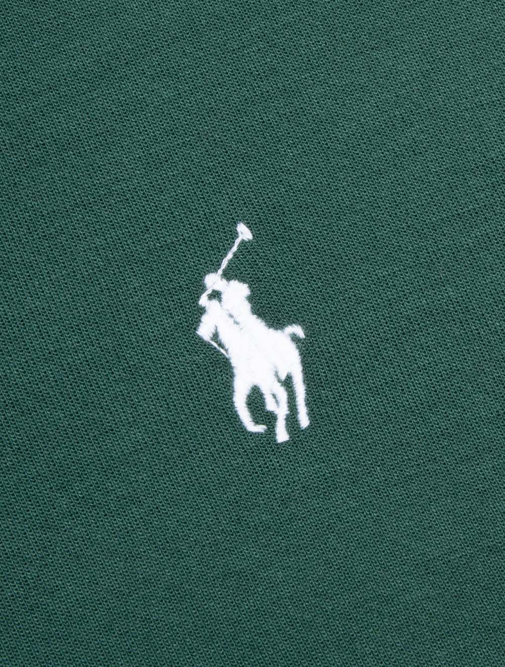 Double-Knit Quarter-Zip Pullover Green - Image 6