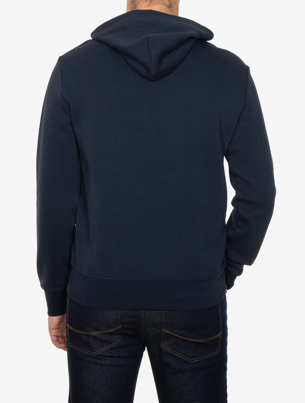 Double-Knit Hoodie Navy - Image 3