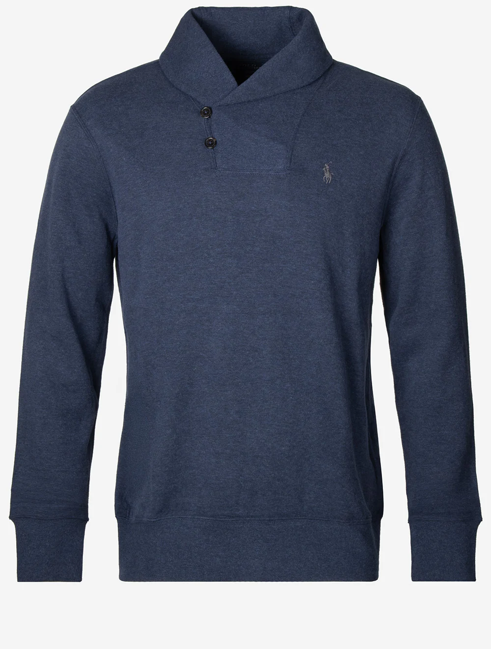 Luxury Shawl Collar Pullover Navy