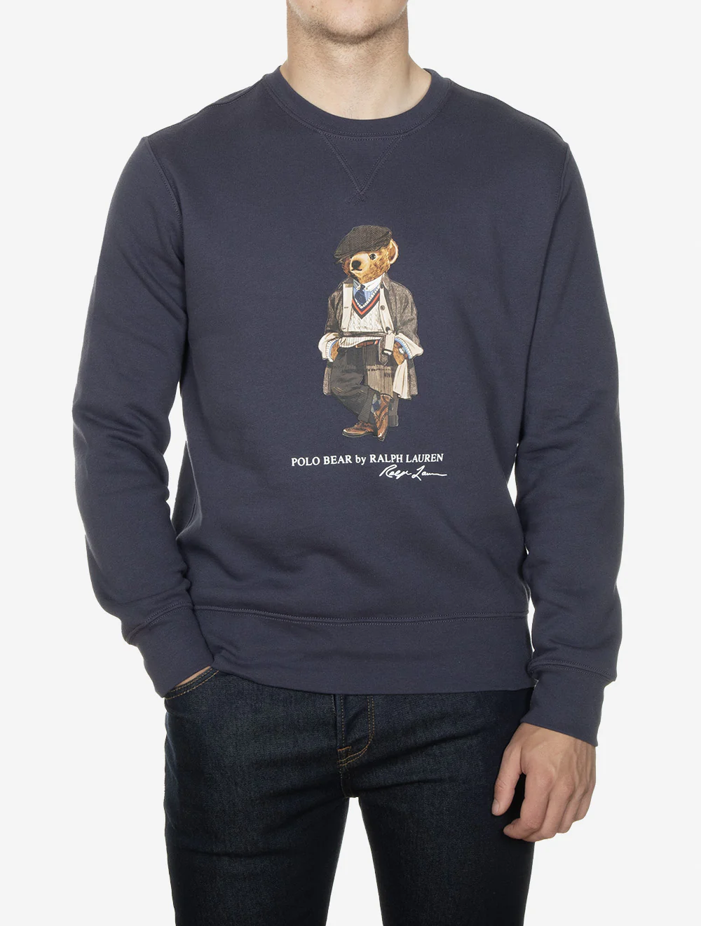 Polo Bear Fleece Pullover Blue - Image 2