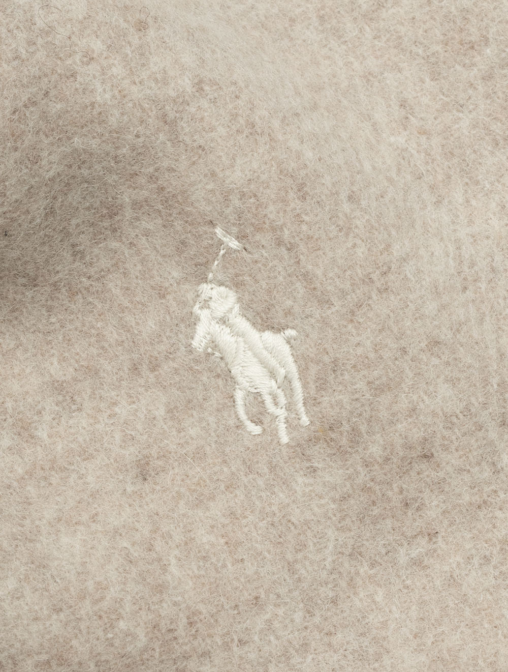 Reversible Wool Blend Taupe/Cream - Image 2