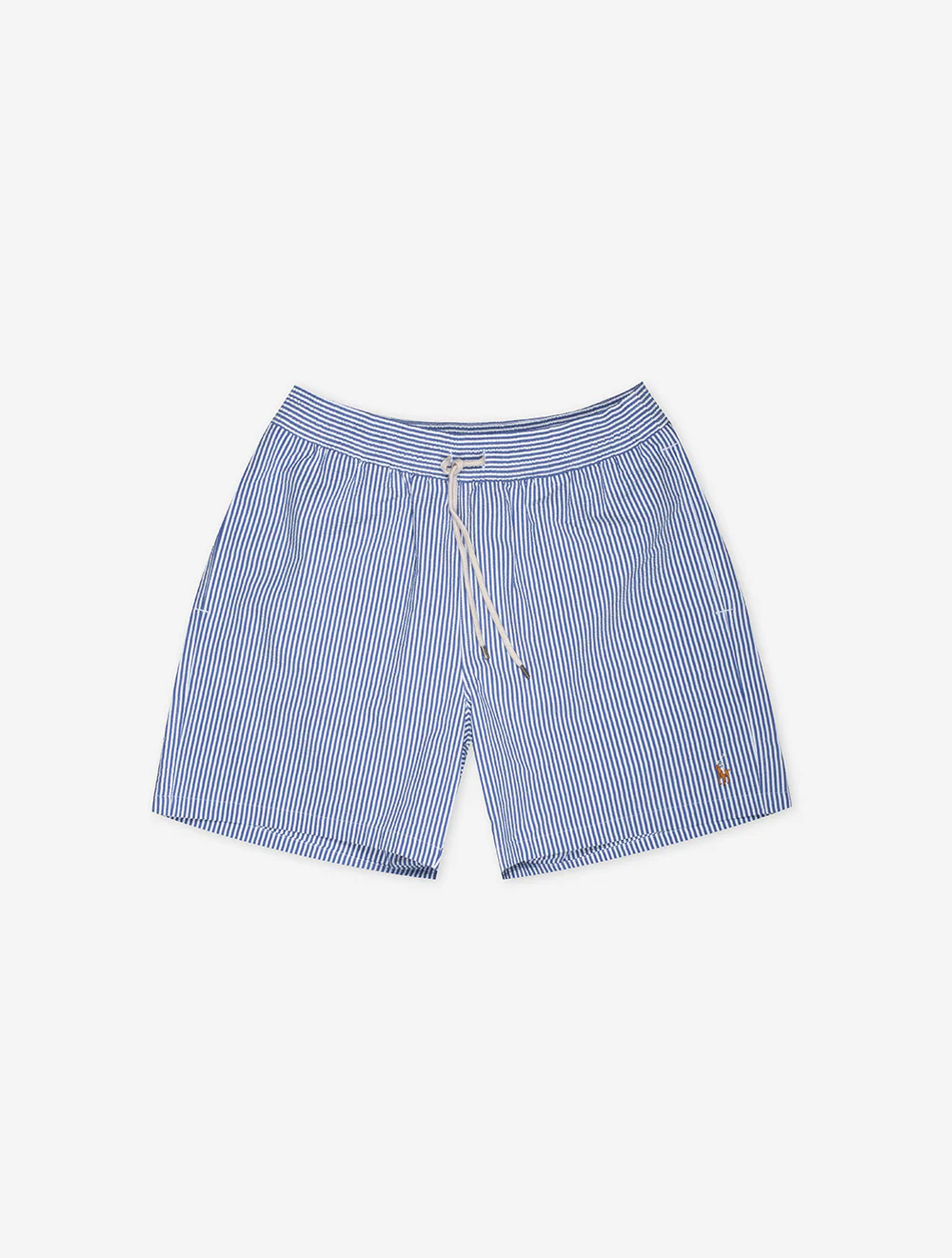 Seersucker Swim Shorts Blue
