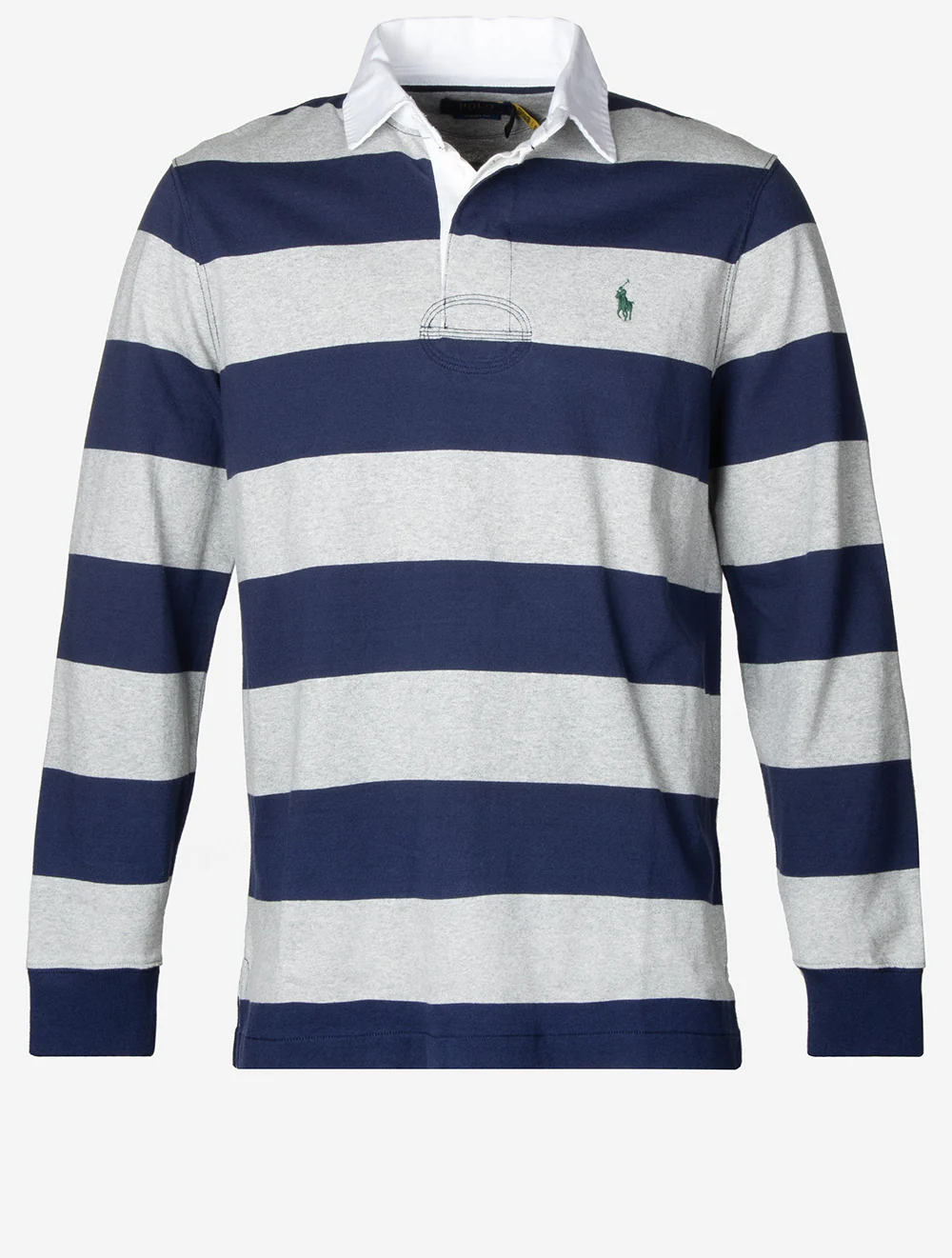 The Iconic Rugby Shirt Blue Grey