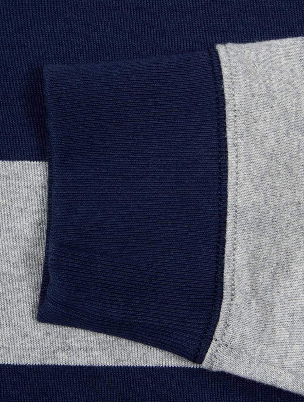 The Iconic Rugby Shirt Blue Grey - Image 5