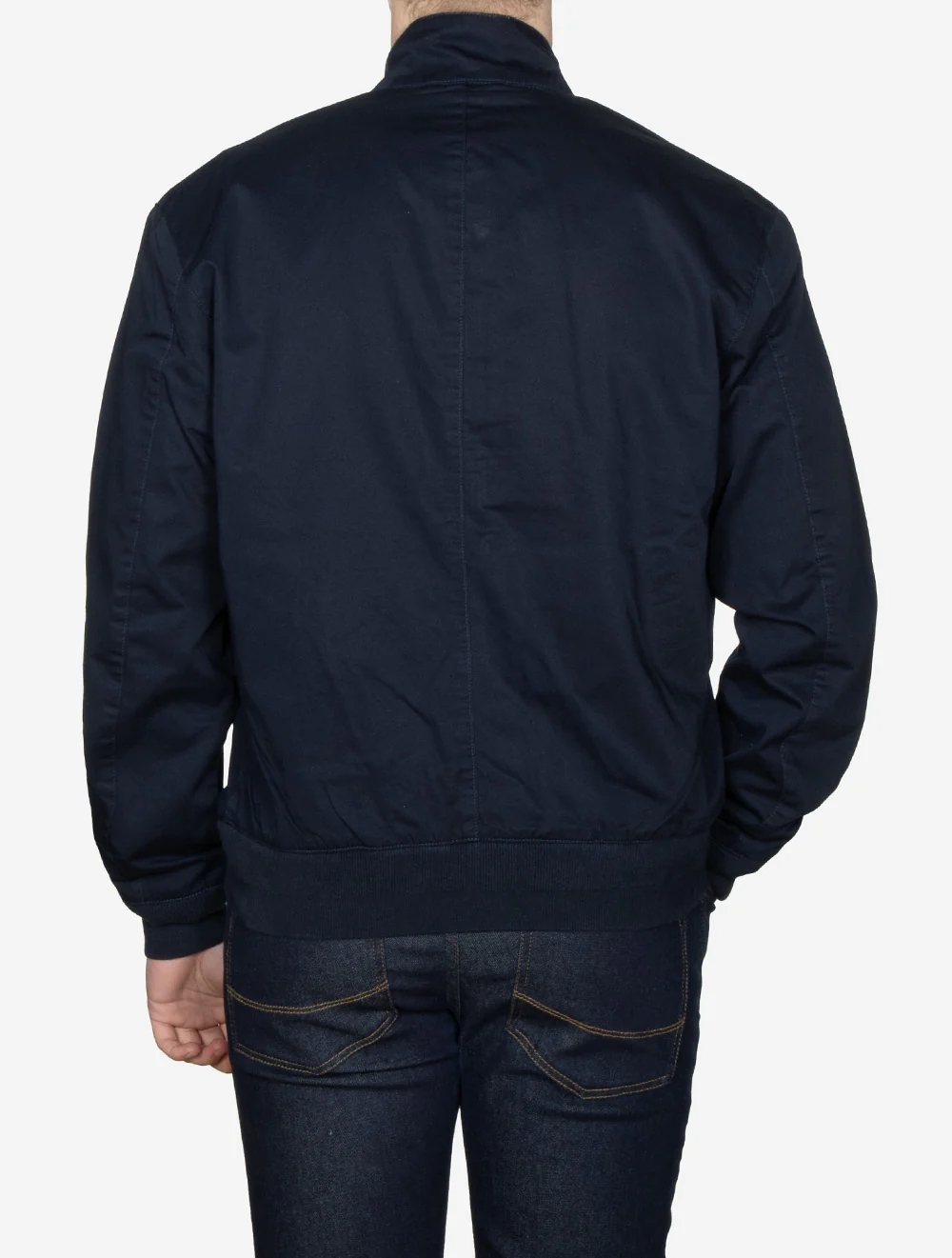 Windbreaker Twill Jacket Navy - Image 3