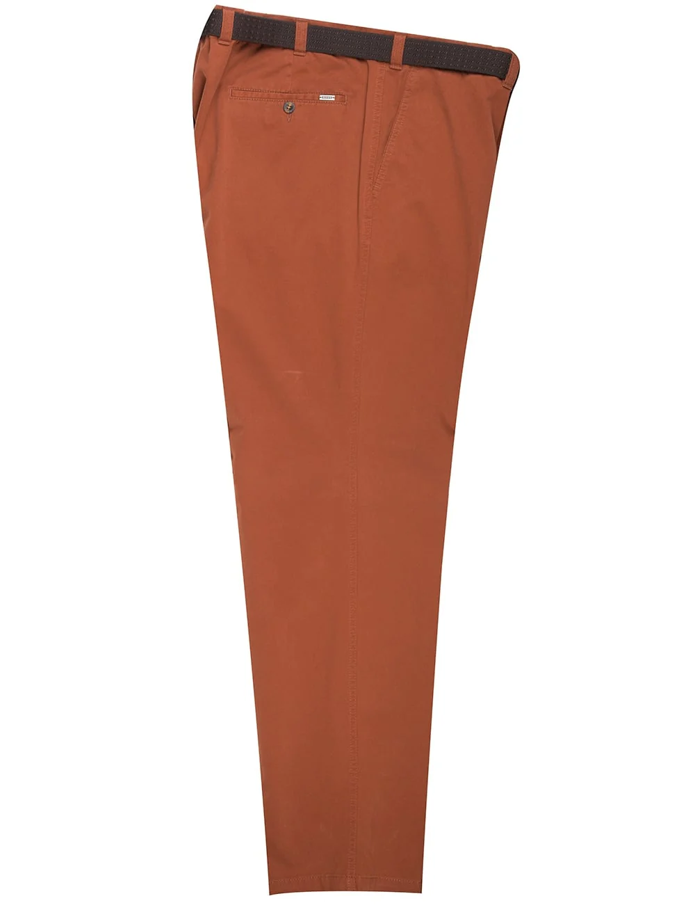 Rust Cotton Trousers Rust - Image 3