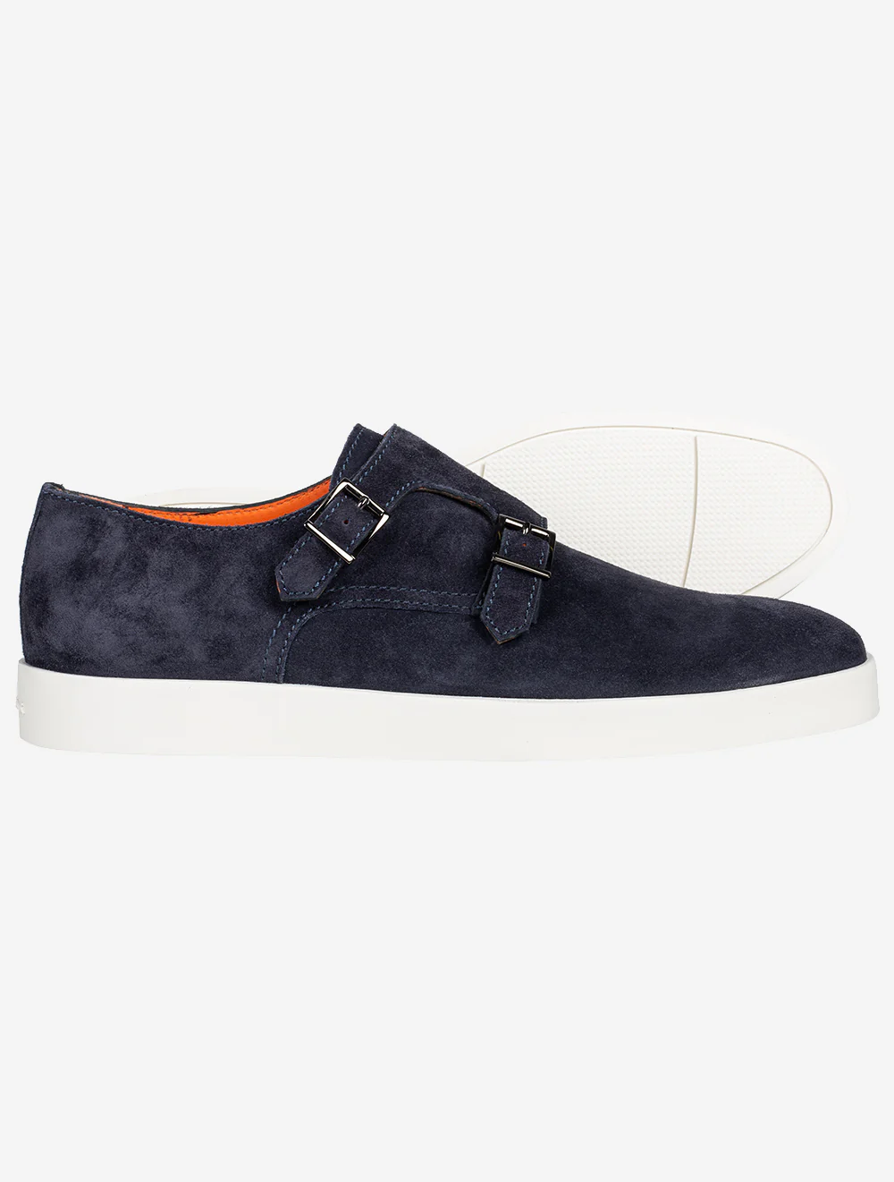 Double Monk Suede Shoe Blue - Image 2