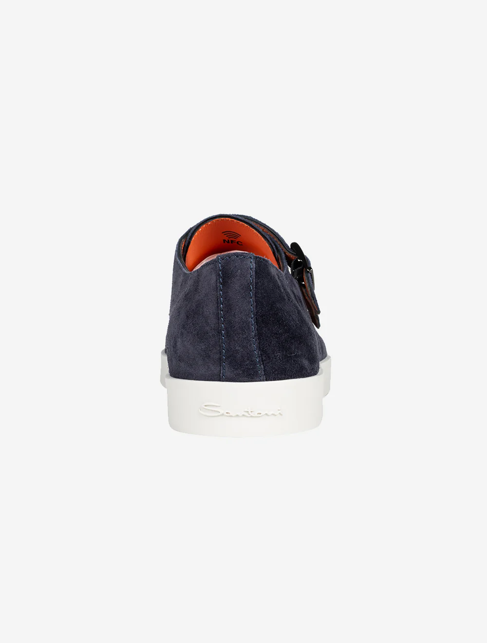 Double Monk Suede Shoe Blue - Image 4