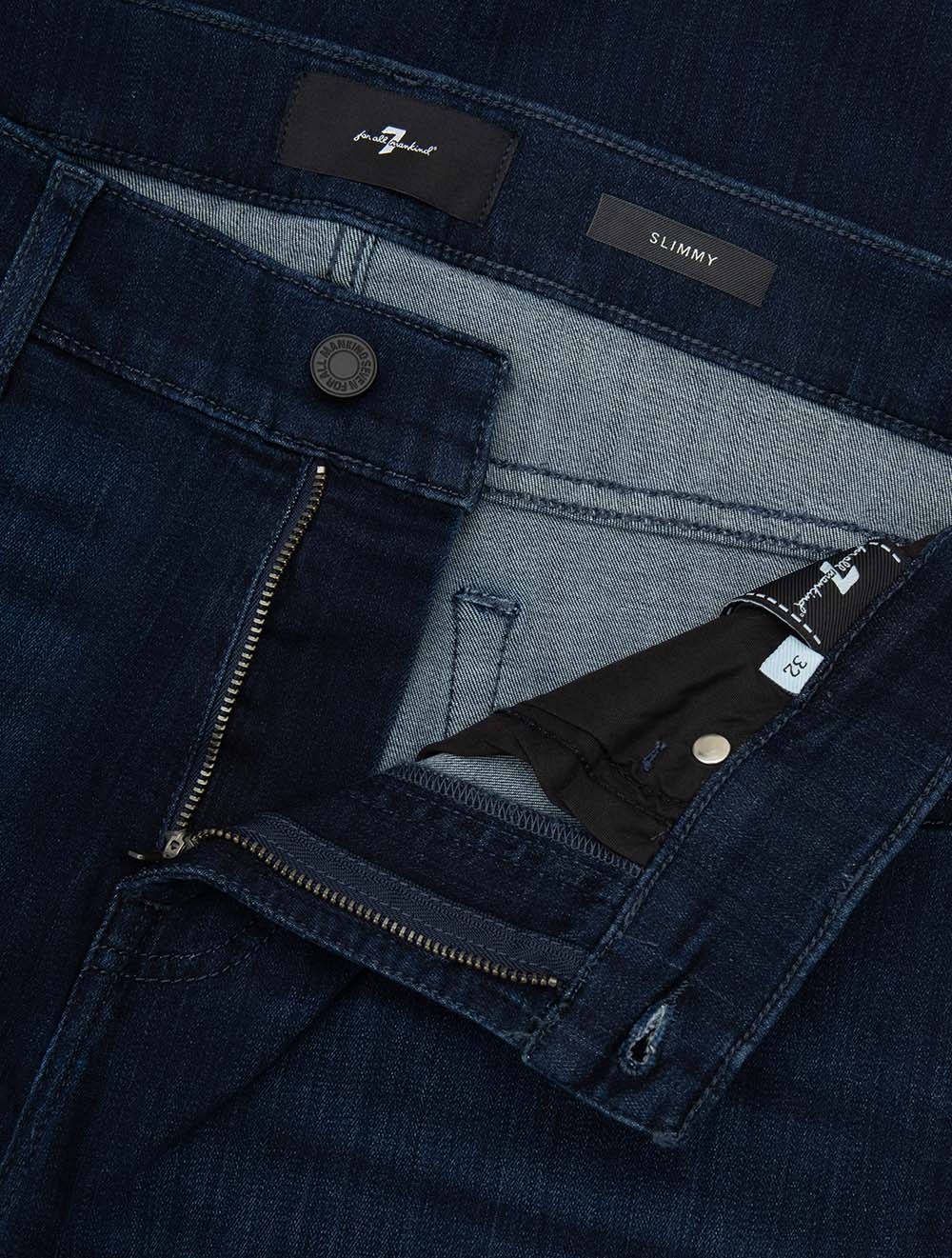 Slimmy Luxe Performance Plus Jeans Deep Blue - Image 6