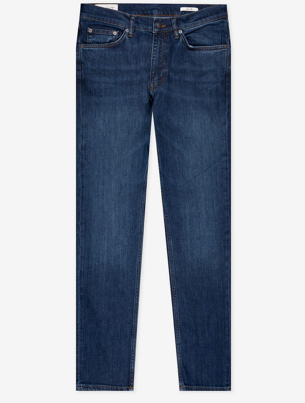 Slim Jeans Dark Blue Worn In