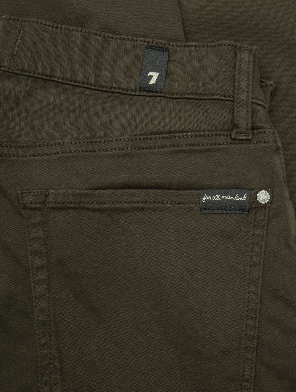 Luxe Performance Plus Slimmy Jeans Dark Olive - Image 4