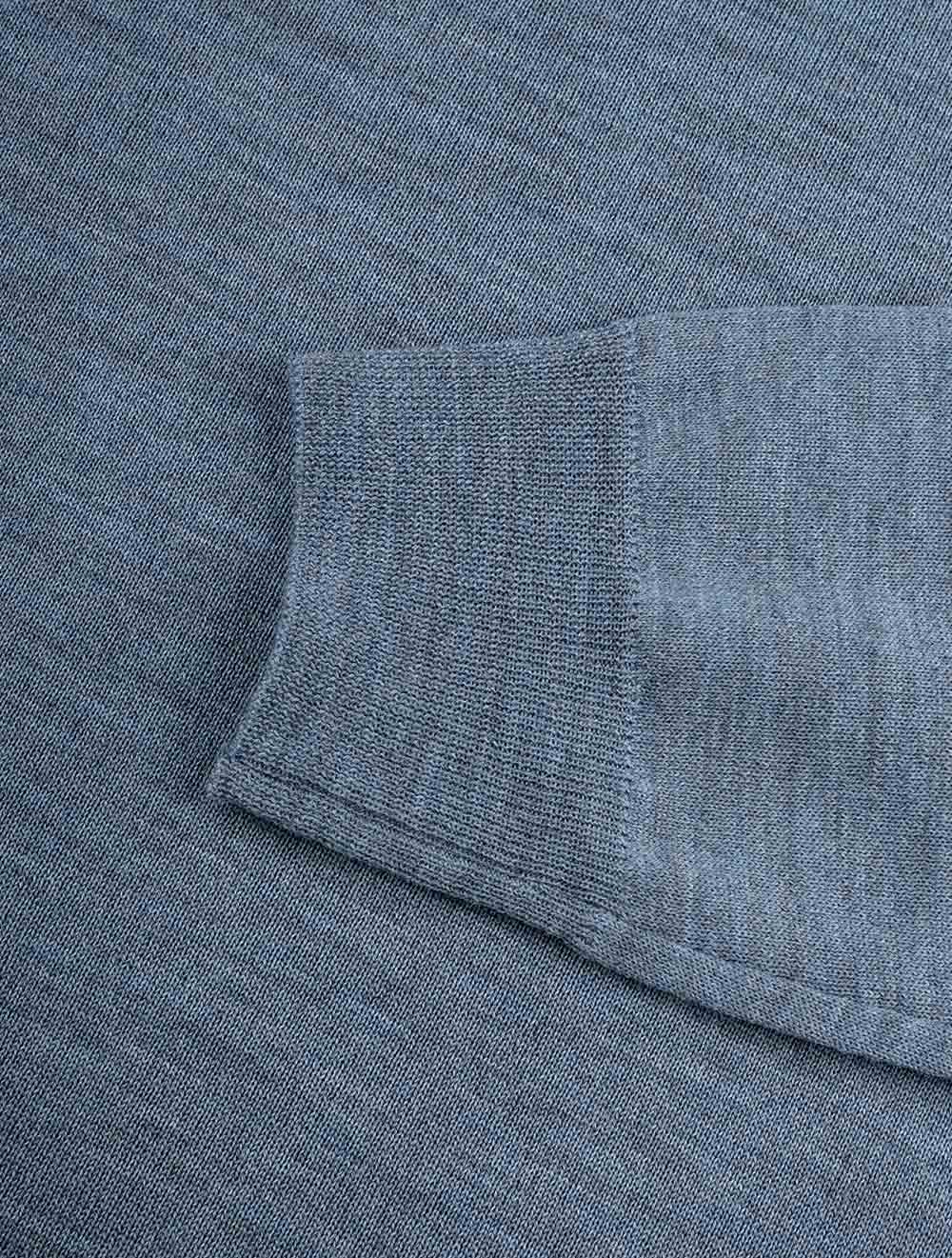 Merino Roll Neck Blue - Image 6